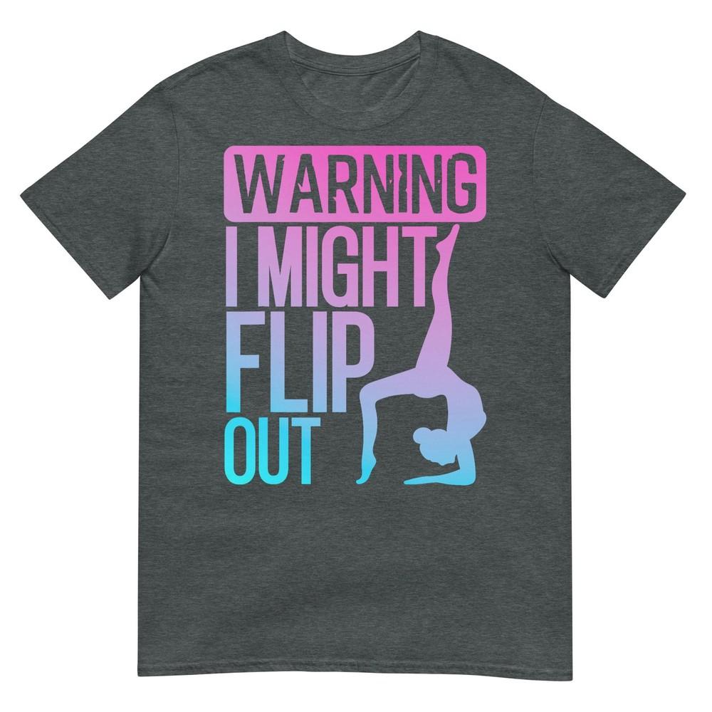 Cute Gymnastics Art For Girls Kids Unisex Tumbling Gymnast TShirt