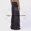 2024 Black and Gray Micro-Flared Denim Pants