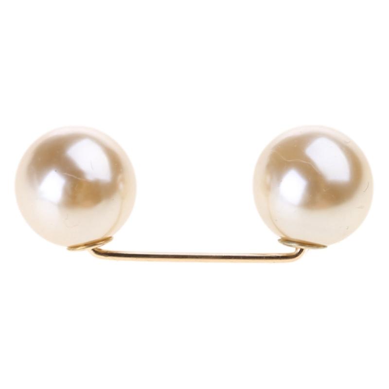 Waist Pins For Pants Pearl Brooch Pins For Women Shrink Waist Circumferences Fashion Safety Pins Neck Button