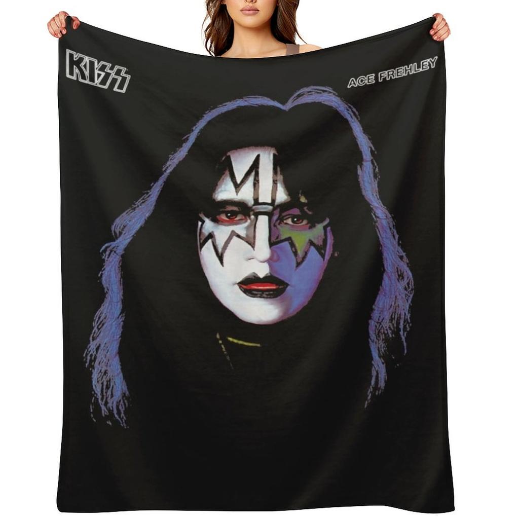 Ace frehley Throw Blanket Sofa Throw Warm Luxury Brand christmas decoration Blankets