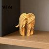 3D Printing Elephant Figurine Printed Figurine, One-Piece Molding, Cute Simulated Unique Artistic Sculpture Model, Desktop Ornament for Home,