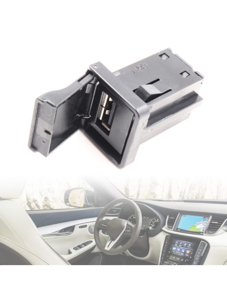 Car Auxiliary AUX USB Port Adapter Compatible For Infiniti 2008-2019 284H3-1FA0B Auxiliary Input k Switch Accessories