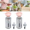 2pcs 190ml/290ml Oil Dispenser Bottle Stainless Steel Vinegar Dispenser Bottle  Home Kitchen Use