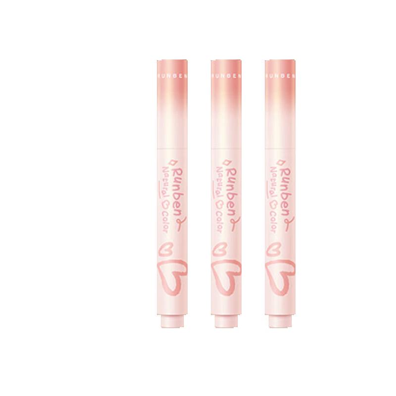 RUNBEN Natural Fruit Extract Lip Balm - Fresh Cherry (3-Pack)
