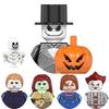 Halloween Horror Movie Jack Skellington Pumpkin Sally Leatherface Chainsaw Killer Model Blocks Figure Bricks Toys For Children