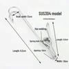 Stainless Steel Sock and Clothes Peg Clips – Windproof Hanger Accessory