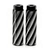 2pcs Bike Pegs Anti Skid Aluminum Alloy Bicycle Footrest Footpegs for Mountain Bikes Standard Axle Bikes Black