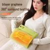 USB-Charged Graphene Plush Hand Warmer Bag: Safe, Constant Temperature, Explosion-Proof for Girls, Belly, and Baby Warmth