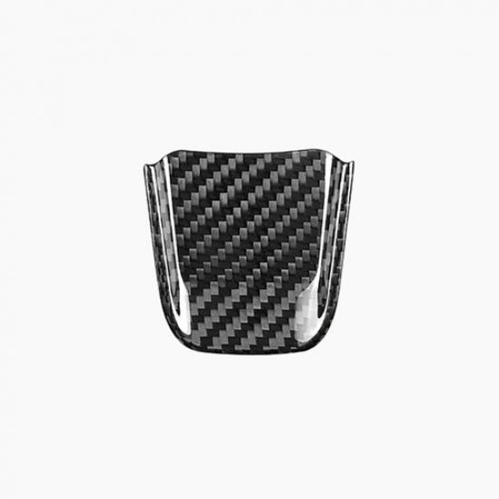 Real Hard Carbon Fiber Steering Wheel Chin Cover For Fiat 500 Abarth -