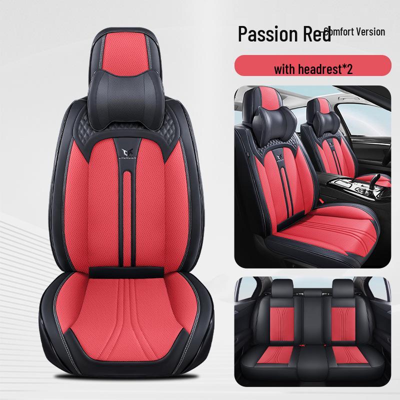Breathable Leather Car Seat Cover Cushions for All Seasons