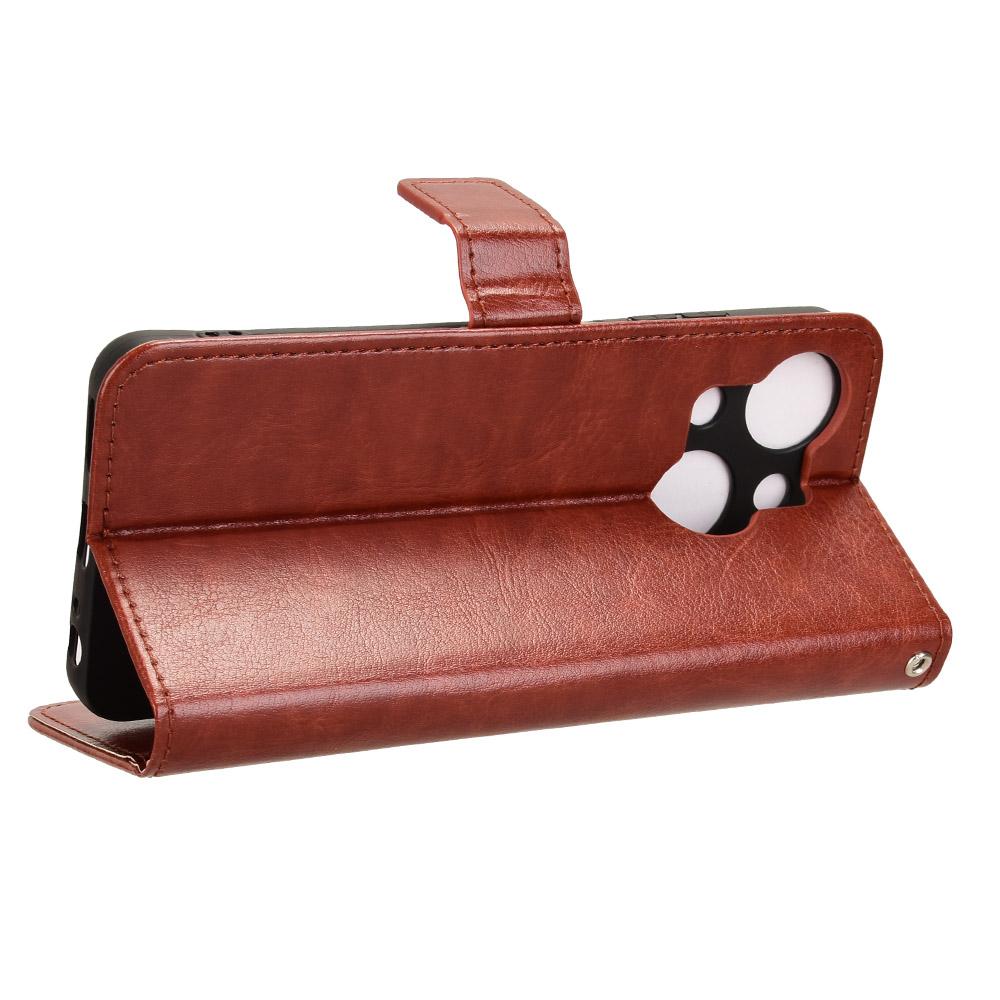 For itel A50C A669L Case Crazy Horse Texture PU Leather Phone Wallet Cover