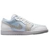 Air Jordan 1 Low SE Blue Tint Elephant Print Unisex Sneakers White Grey-Fog Sail IB7692-400
