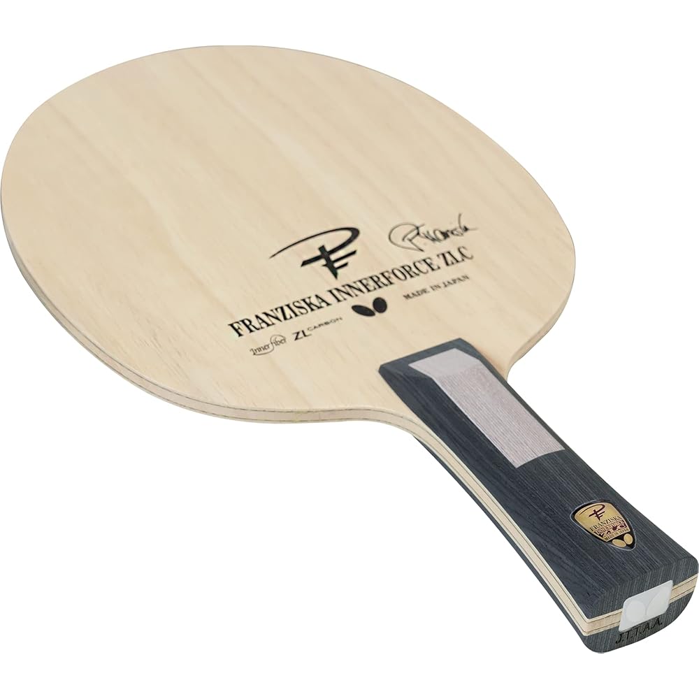 Butterfly Franziska Inner Force ZLC Накладка для настольного тенниса с рукояткой для рукопожатия, наступательная, расклешенная (37121)
