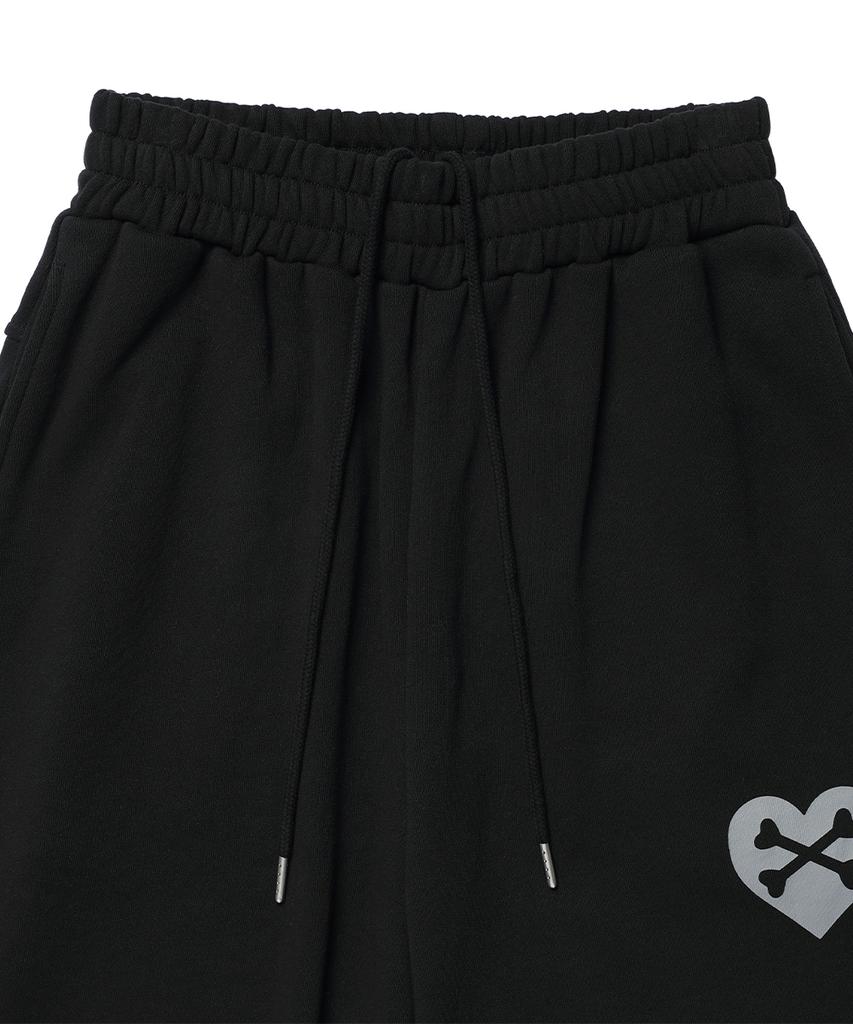 CAVISH Kitten Wide Sweat Pants Black(Cv2Gffpa03A)