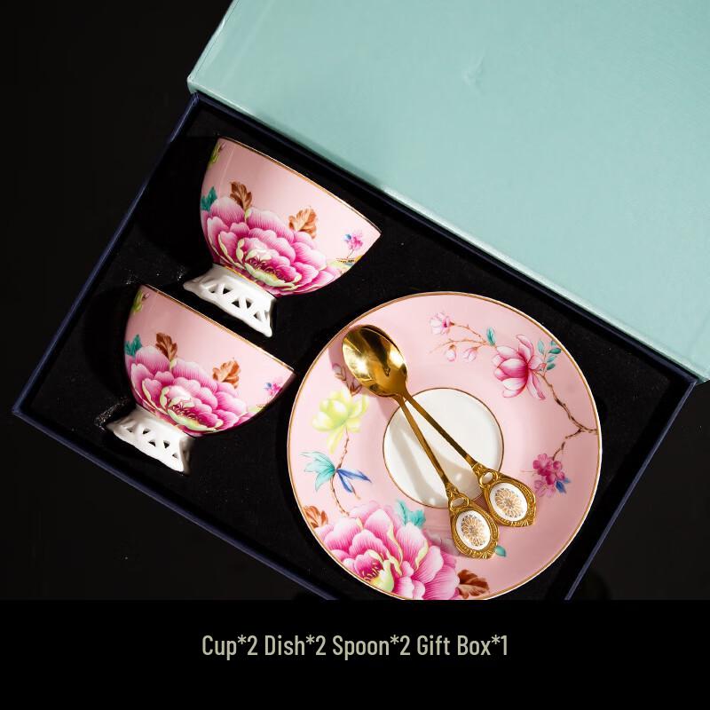 European Bone China Floral Tea Set