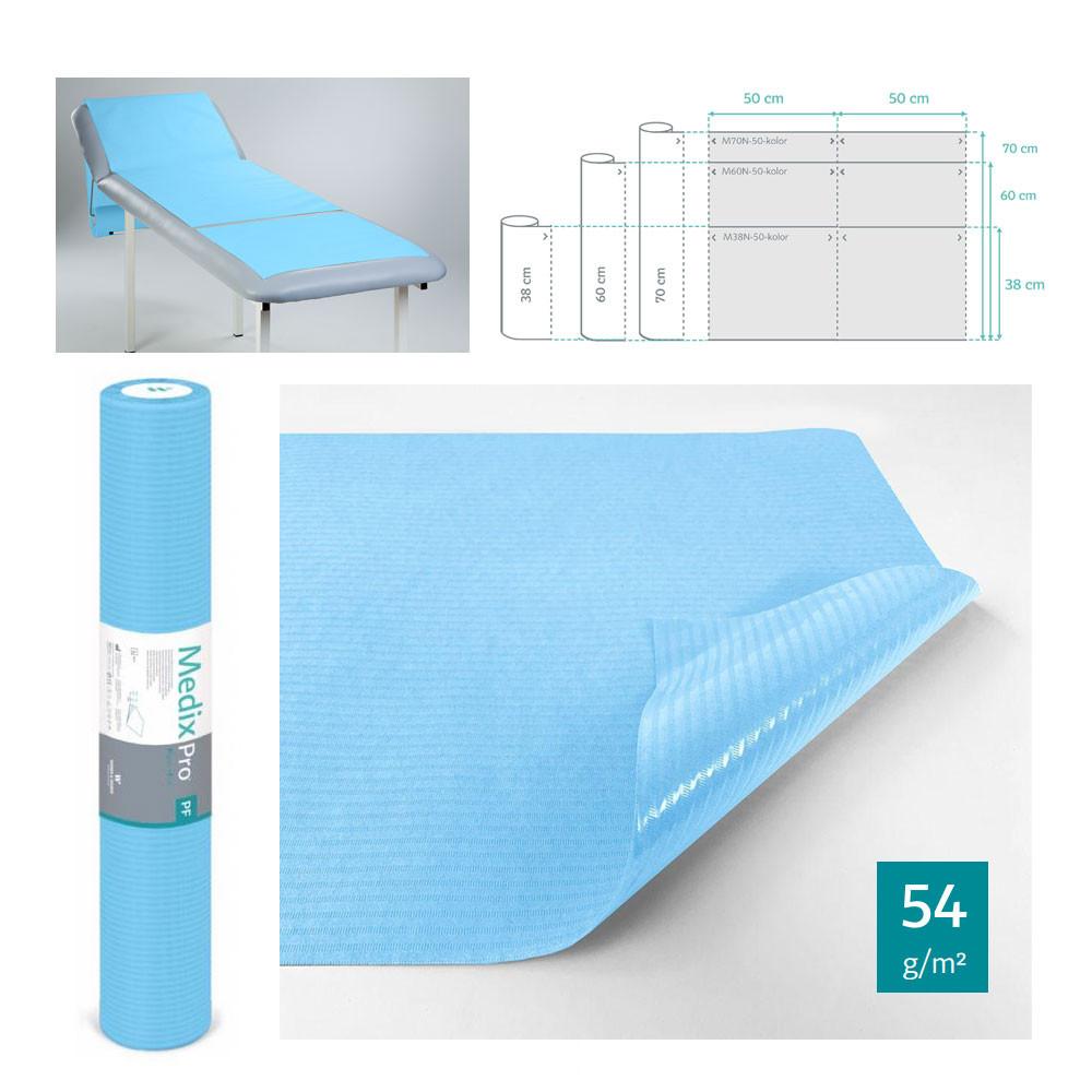 Hygienic Pad On A Roll 70cm X 50cm Blue Foiled 54g Medixpro 80 Pcs