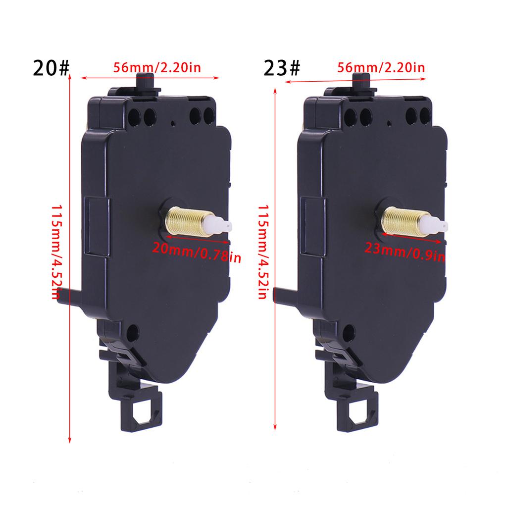 DIY kvarc inga óramozgató mechanizmus készletek 20 mm/23 mm-es kézi tengely hosszával órajavítási cserealkatrészekhez