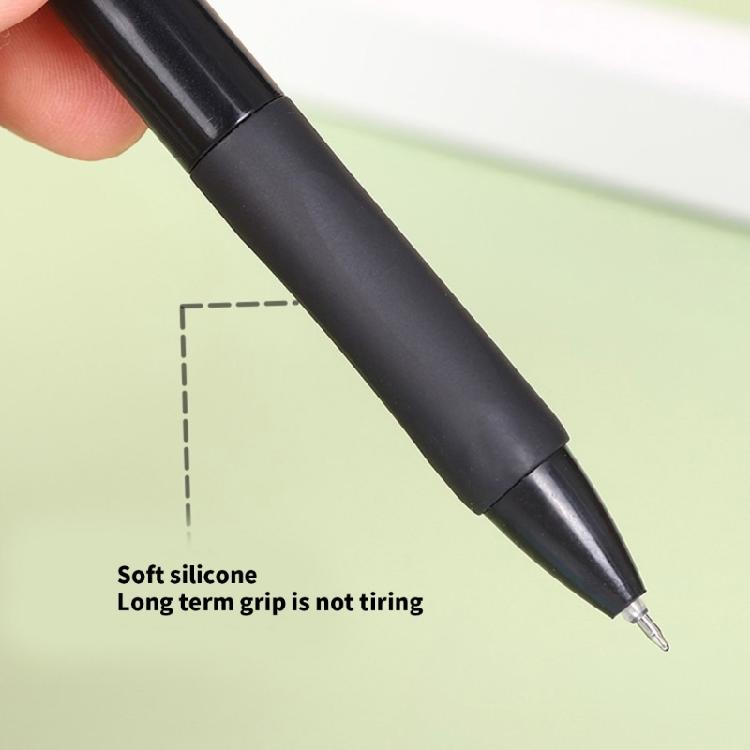 5 Stück Einziehbarer Kugelschreiber mit schwarzer Tinte Ästhetischer Gelstift 0,5 mm Neutraler Stift Druckstift Gel-Tintenstift Schreibwarenstift zum Schreiben