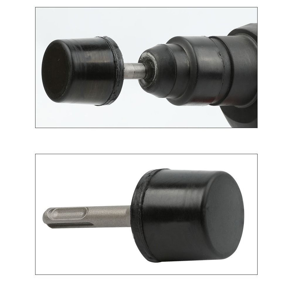 SDS-PLUS Handle Rubber Hammer Metal/Ceramic Tile Hammer Lamination/Iron Leveling Electric Tool Flat Iron Vibrating Hammer Mallet