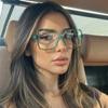 2026 new anti blue light glasses for women ins summer fashion dopamine colored large frame reading glasses