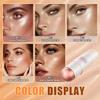 Highlight Stick, Pearlescent Three-Dimensional Modified Translucent Glass Gloss Highlighter Pen