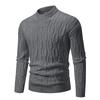 Men's Crew Neck Sweater Soft Casual Sweaters for Men Autumn Classic Pullover Sweaters Mock Turtleneck Knitted Streetwear