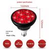 Beauty Salon Therapy Lamp: 660nm Red & 850nm Near-Infrared 18 LED Desktop Light