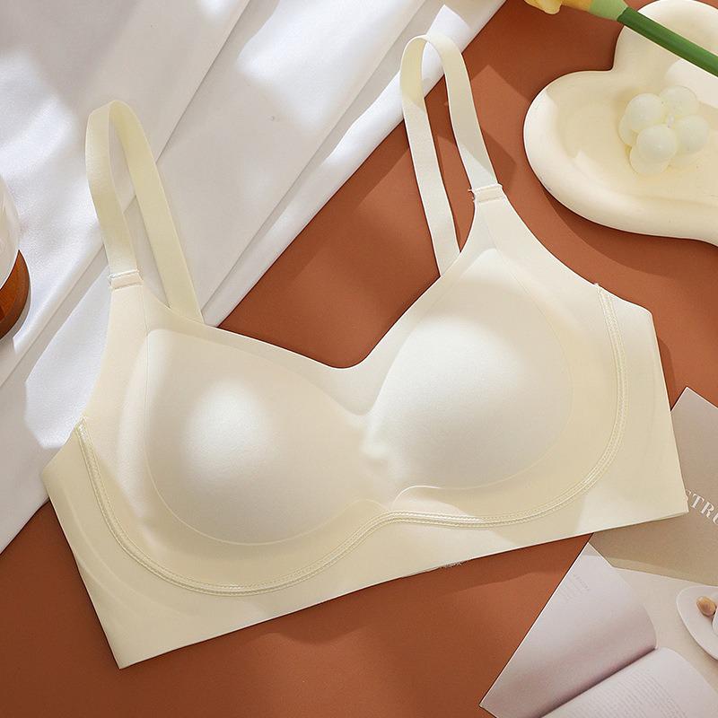 

Женский бесшовный бюстгальтер без косточек с поддержкой: Невесомый, Желейный, Дышащий, Тонкая чашка, Красивый дизайн спинки M 75AB