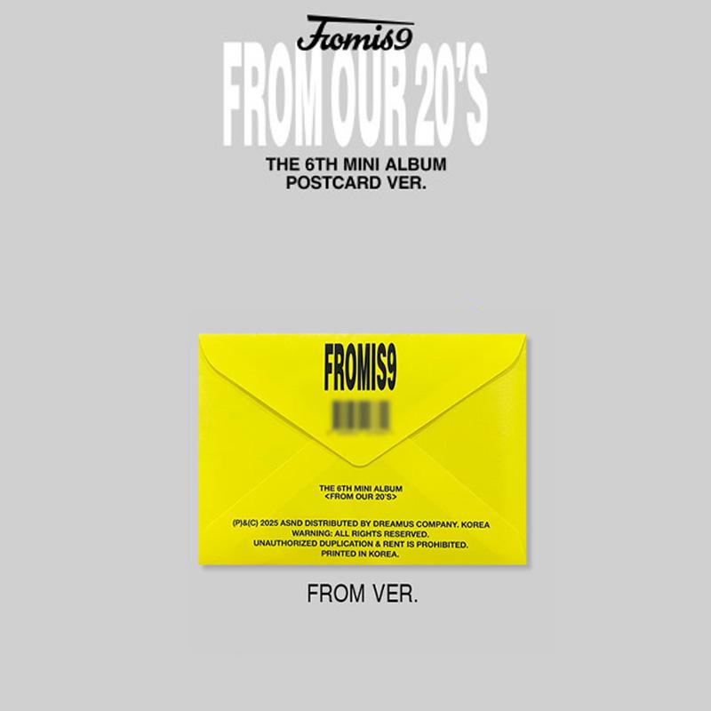 

fromis_9 – 6-й мини-альбом From Our 20’s [Версия с открыткой] From ver. (Yellow)