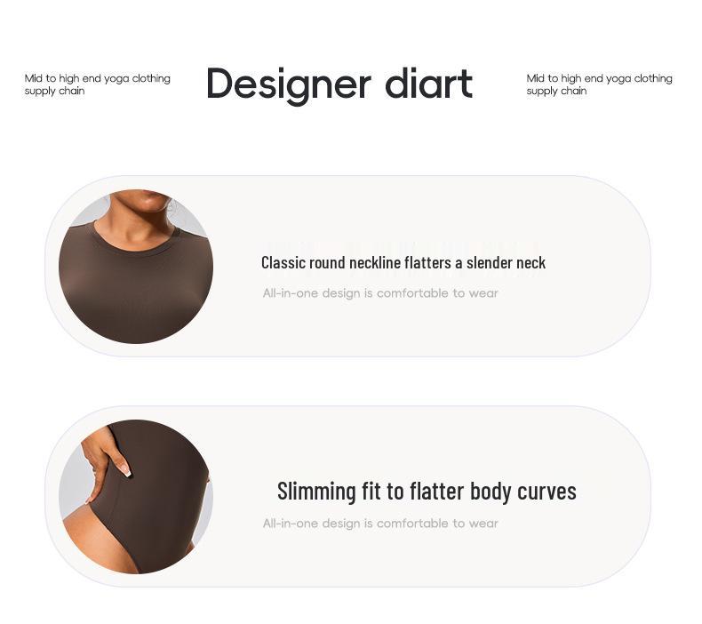 SSKIMSk Tričko s krátkým rukávem a body pro zvednutí boků na jógu