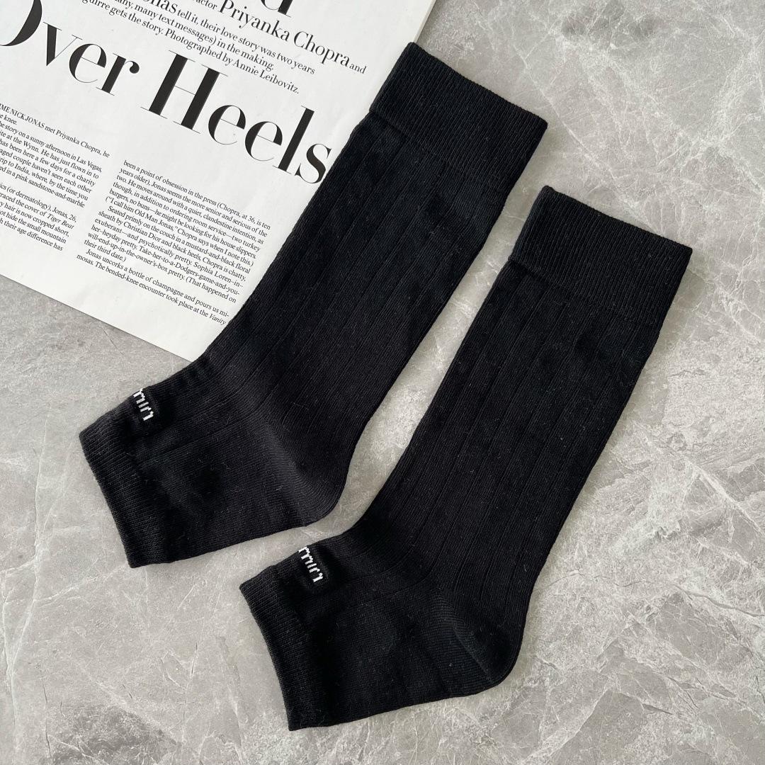 Women s Mid-Calf Ruffle Arch Footless Cotton Socks One Size