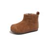 Kids Korean Style Ankle Boots For Boys Girls Winter Warm Non Slip