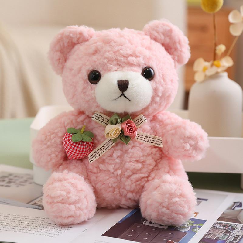 Teddy Large Huggable Bear Stuffed Toy With Adorable Bow Ideal For Children Gift