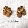 5*2.9*3.8cm BJD Boots Leather Material Zsiga Doll Boots Toy Shoe Accessories  Accessory Replacement