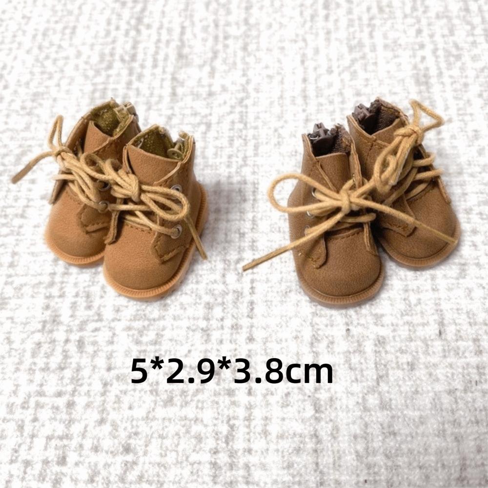 5*2.9*3.8cm BJD Boots Leather Material Zsiga Doll Boots Toy Shoe Accessories  Accessory Replacement