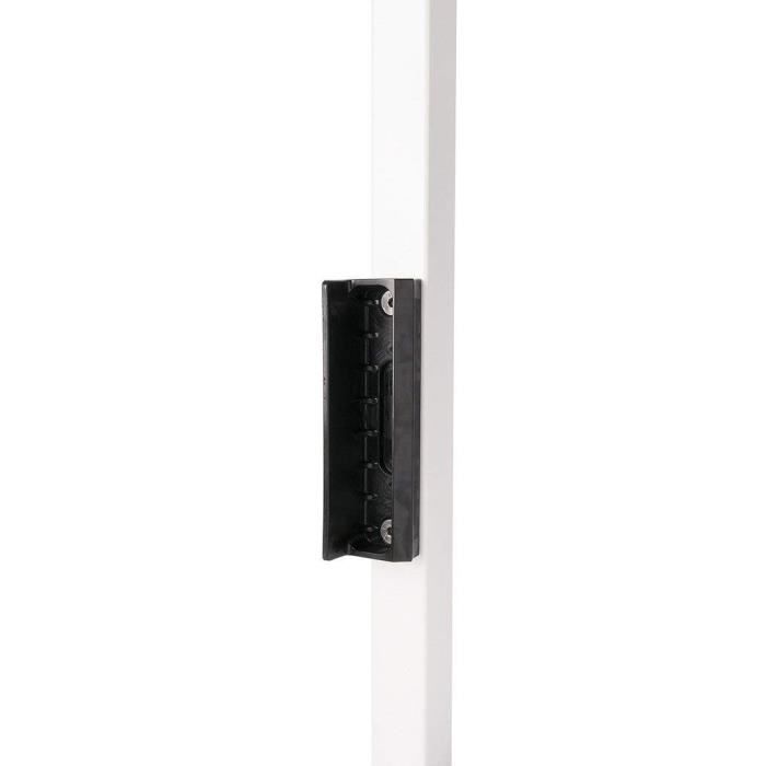 Locinox noir smklqf2 gâche en polyamide pour portillon de jardin