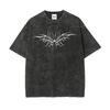 Acid Wash Y2K Cyber Sigil Gothic Grunge Oversized Baumwoll-T-Shirt