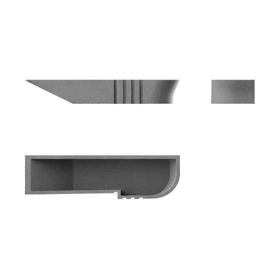 3v1 Kartáč na čištění okenních drážek se škrabkou Tuhé štětiny Ergonomická rukojeť Nástroj na čištění drážek