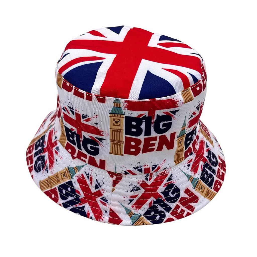 Bucket Hat Plus Size Patch Double-Sided Wear Polyacetic Fiber Thick Premium Gothic Running Custom National Flag Bucket Hat