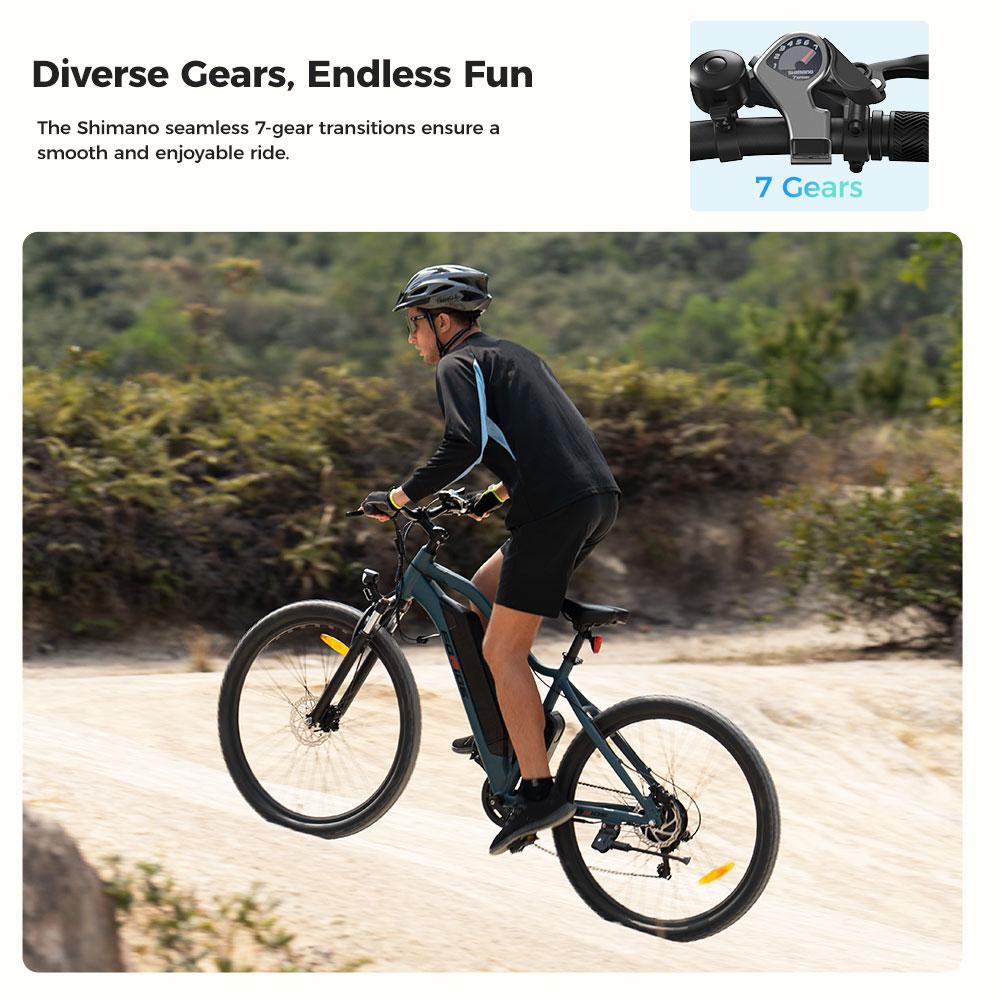 Foride Xtremer 3 250W 576Wh E-Bike mit 29”×2.4” Mountainbike-Reifen und 120km Maximalreichweite