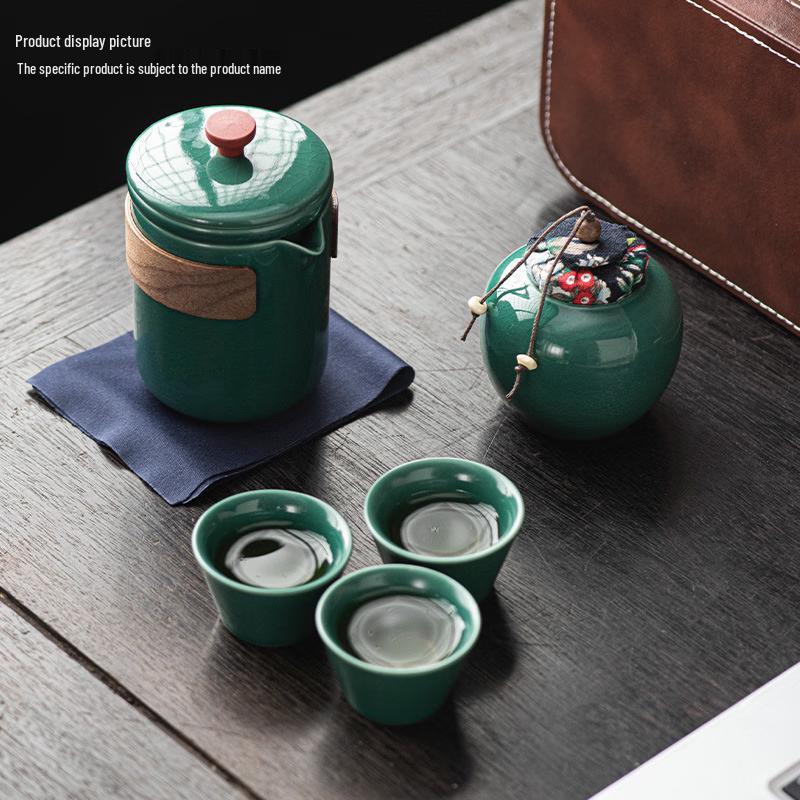 Chaxun Ge Kiln Portable Tea Set