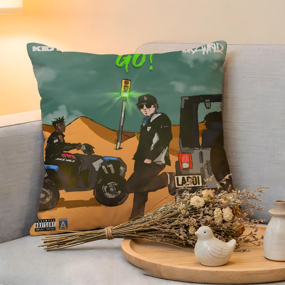 Cushion Cover Linen SkinFriendly Soft Decorative Case For Sofa Home Decor Singer The Kid LAROI Pillow Cover
