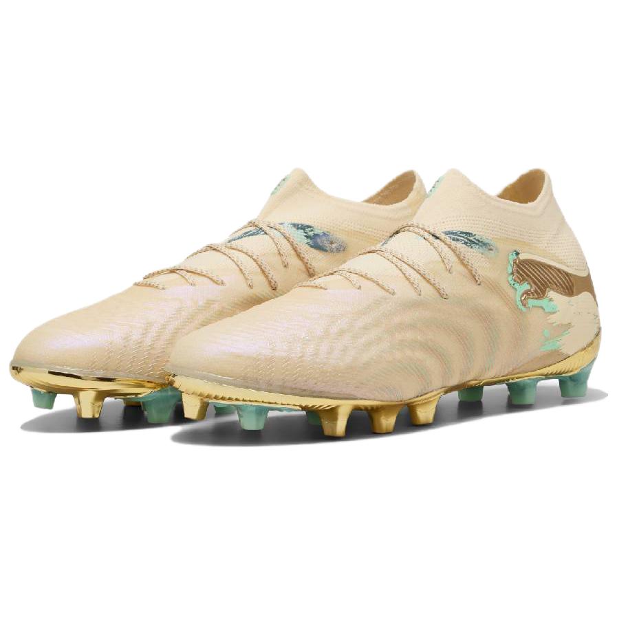 Puma Future 9 Ultimate Chinese New Year Limited Edition Football Boots Unisex Football Boots Light-Beige Cerulean 109076-01