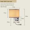 USB Charging European Style LED Wall Lamp for Indoor Use - Ideal for Hotels and Bedrooms