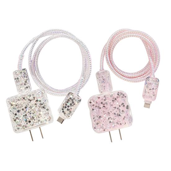 Charger Case And Cable Organizer for IPhone 14/15/13/12 20W Fast Charging Anti-Break Data Line Protector Charger Dust Cover