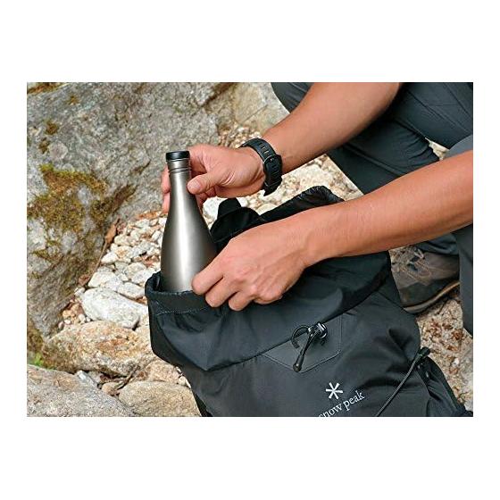 Snow Peak Sake Bottle Titanium TW-540