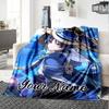 Customizable Genshin Impact4 Throw Blanket – Personalized Name, All-Season Cozy Snug Blanket, Machine Washable, Personalized Blanket