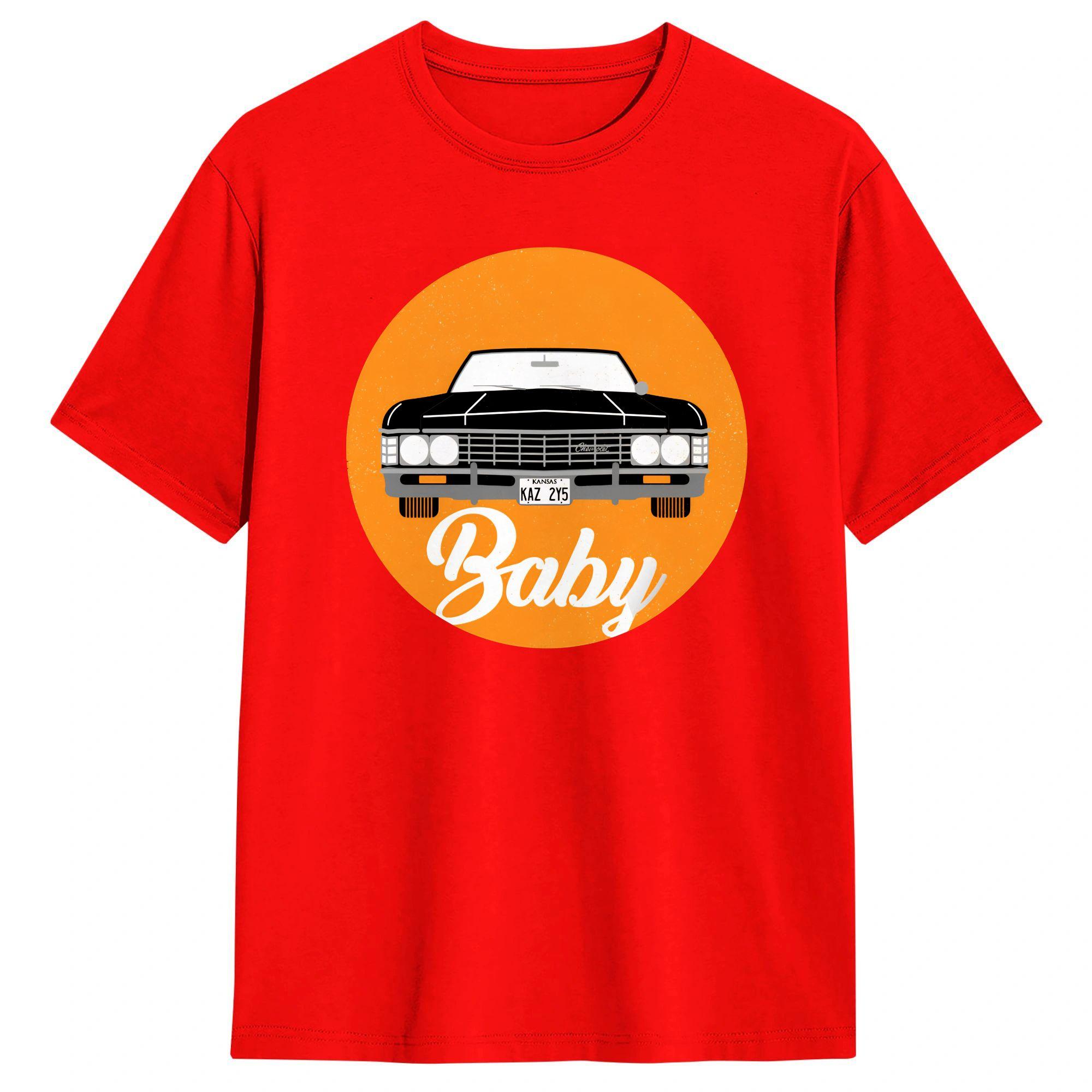 

Harajuku T Shirt Beach Baby Supernatural Car Novelty TShirts Cotton Tee Shirt for Unisex Y2K Funny Printed Short Sleeve Top Tees S
