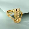 Vintage Egyptian Queen Goddess Ring For Women Stainless Steel Portrait Ring Statement Jewelry Daily Wear Anniversary Gift