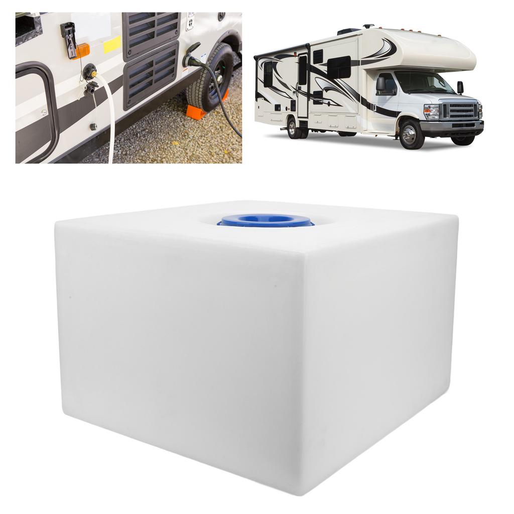90L 24 Gallons Fresh Water Tank LLDPE Trailer Fresh Water Holding Storage Tank for RV Campers Boat Yacht
